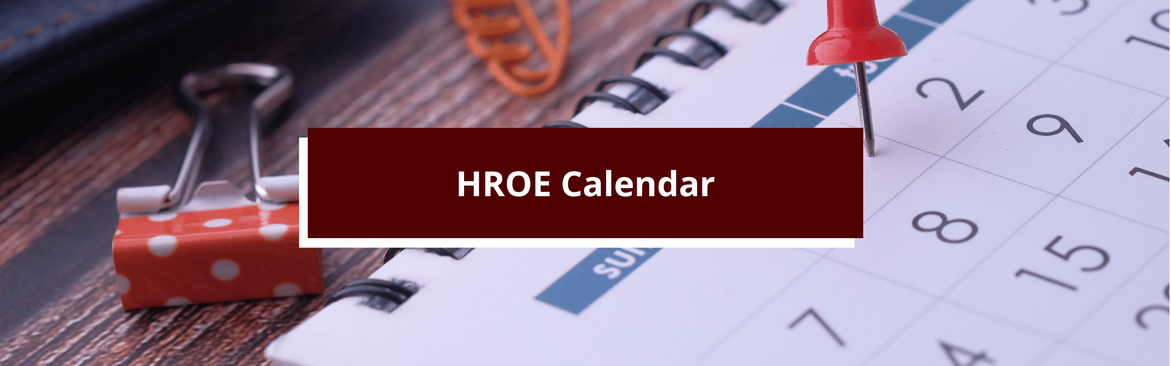 HROE Calendar